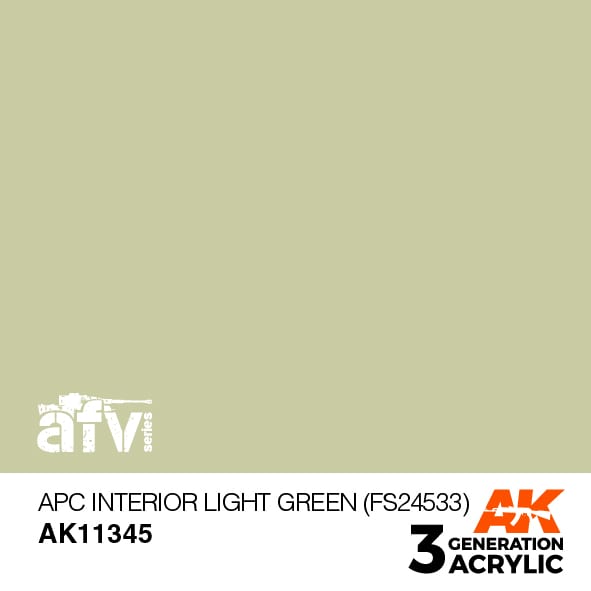 AK Interactive 3G APC Interior Light Green (FS24533)