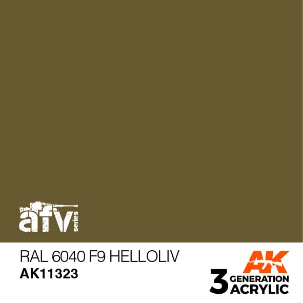 AK Interactive 3G RAL 6040 F9 Helloliv | 8435568309869
