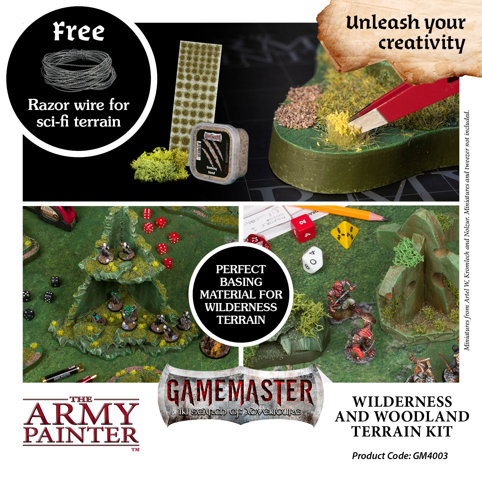 GAMEMASTER Wilderness & Woodlands Terrain Kit | 5713799400399
