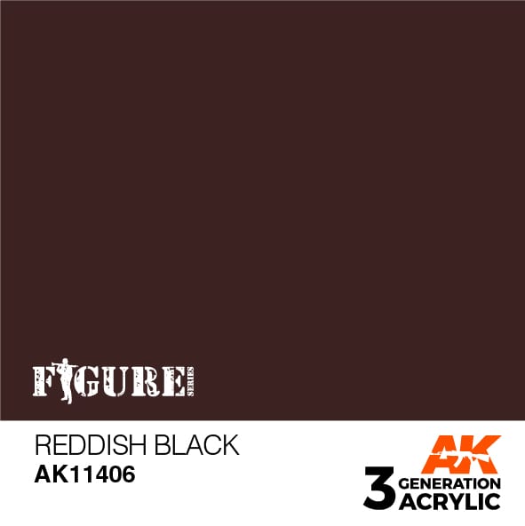 AK Interactive 3G Reddish Black | 8435568310728