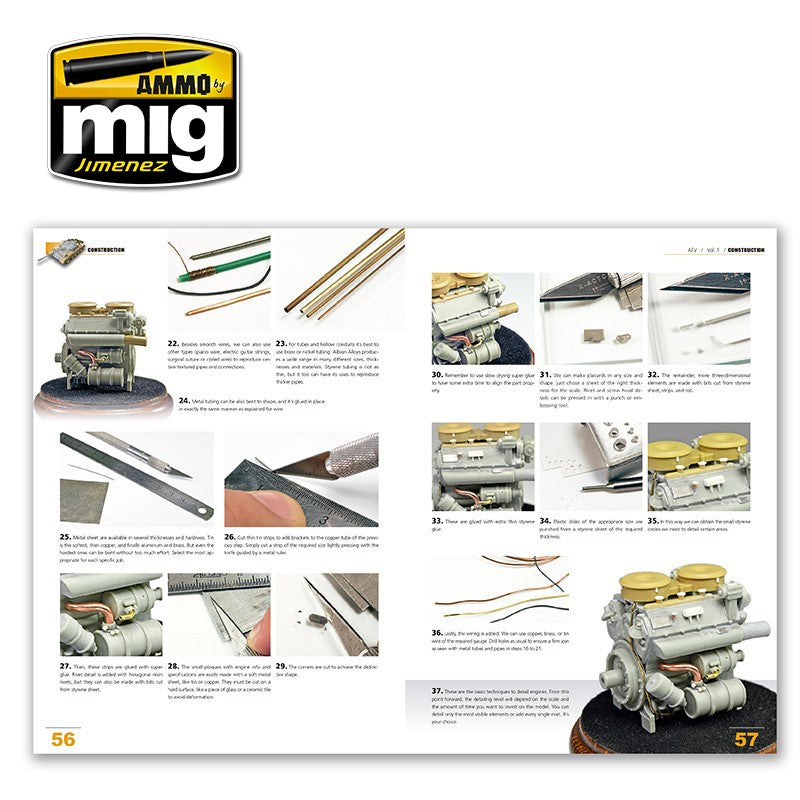 Ammo Mig Encyclopedia of Armour Modelling Techniques - Vol. 1: Construction (English) | 8432074061502