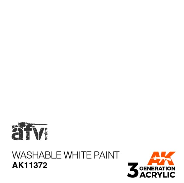 AK Interactive 3G Washable White Paint | 8435568310353