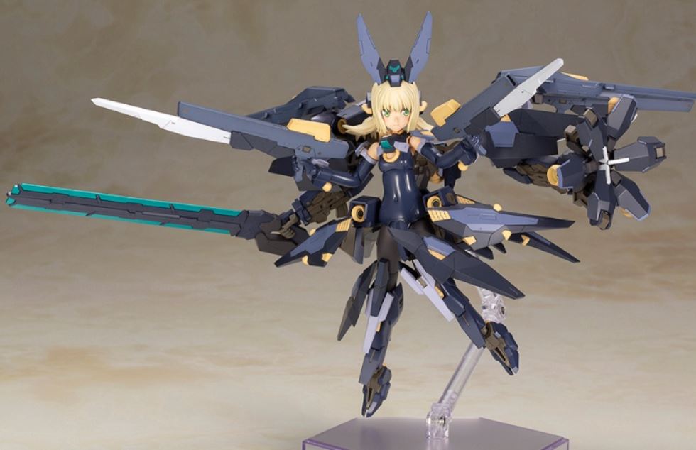 Kotobukiya Frame Arms Girl Zelfikar (7.48 Inch Tall approx), Figure Kit | 190526035003