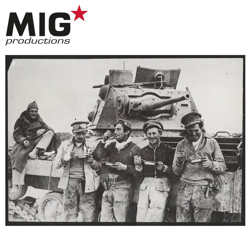 MIG 1/35 British Tank Crewman Eating - North Africa 1942 | 8435568312449