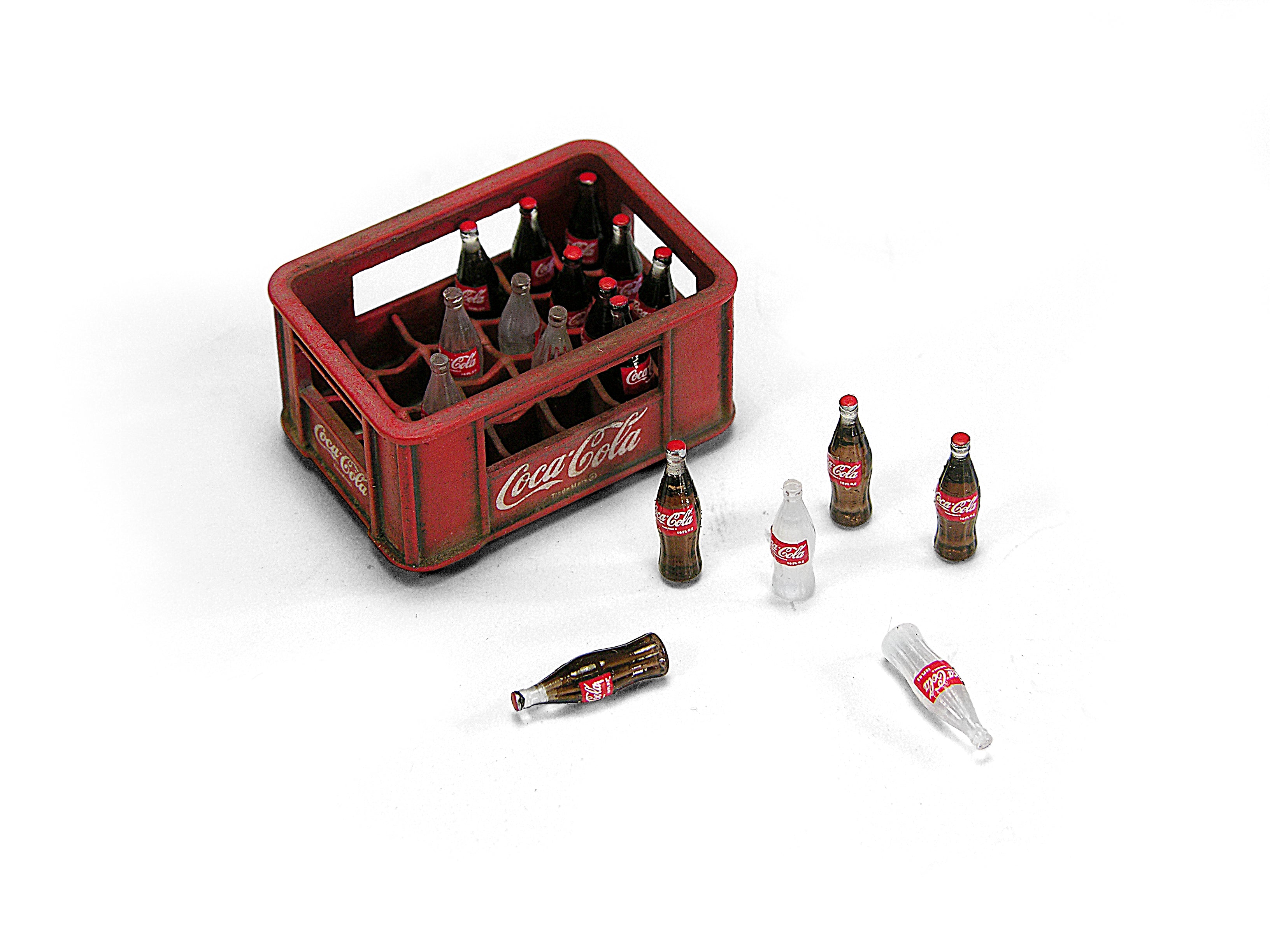 Doozy 1/24 1940-1980's Plastic Box Coca-Cola Bottles | 8435568307407