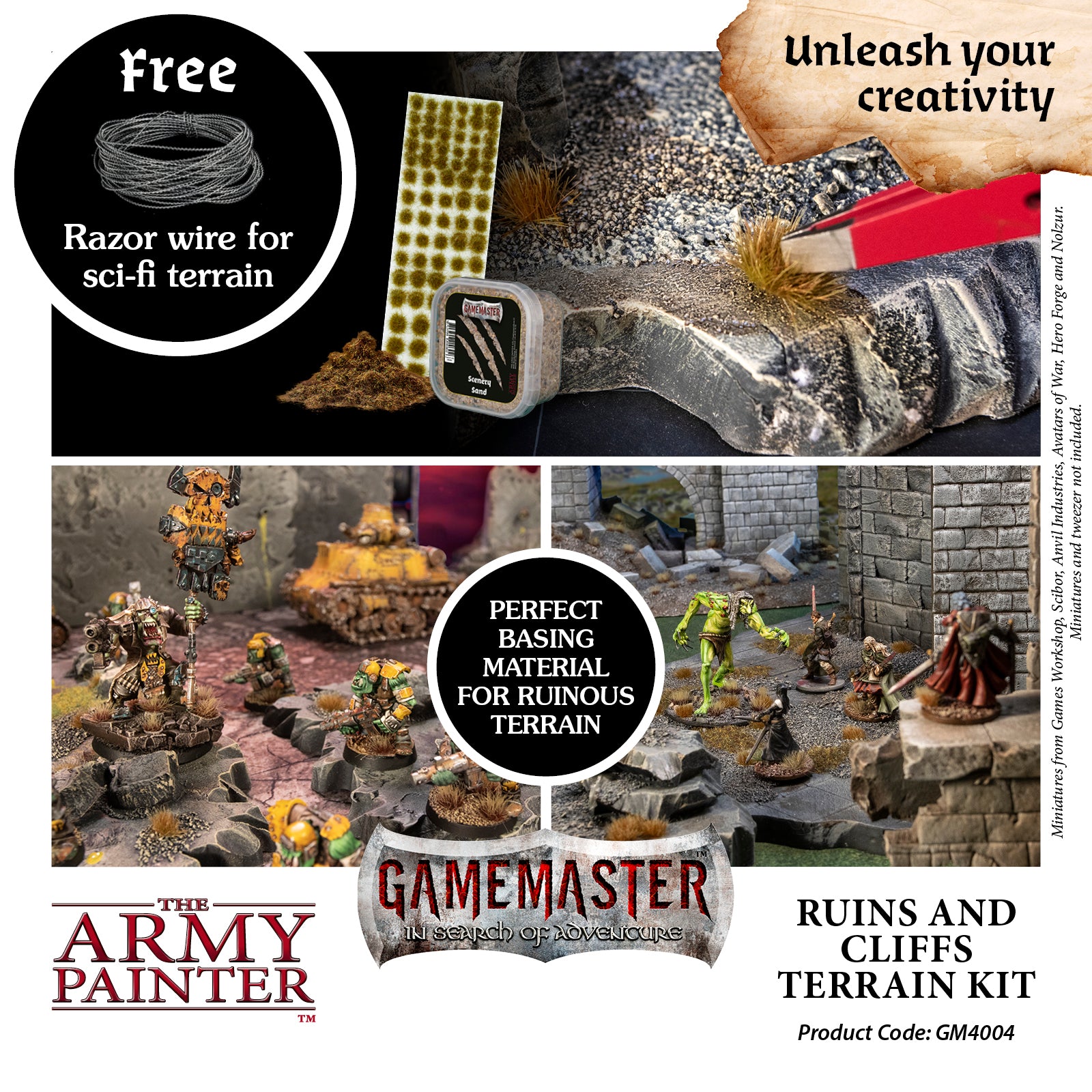 GAMEMASTER Ruins & Cliffs Terrain Kit | 5713799400498