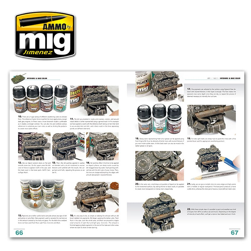 Ammo Mig Encyclopedia of Armour Modelling Techniques - Vol. 2: Interiors & Base Color (English)
