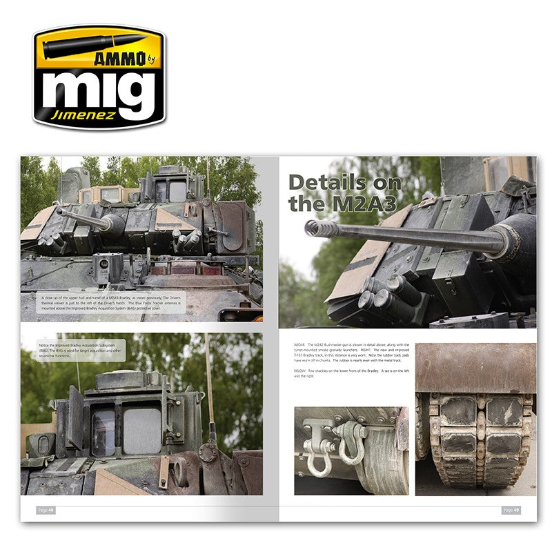 Ammo Mig M2A3 Bradley Fighting Vehicle in Europe - In Detail Vol. 1 (English)