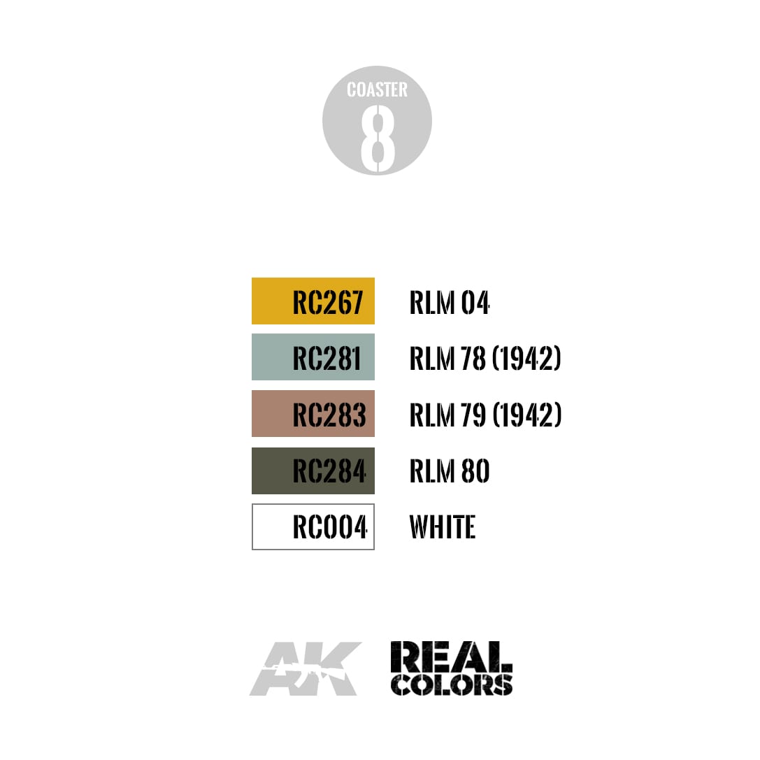 AK Interactive Real Colors Coasters - Limited Edition | 8435568309104