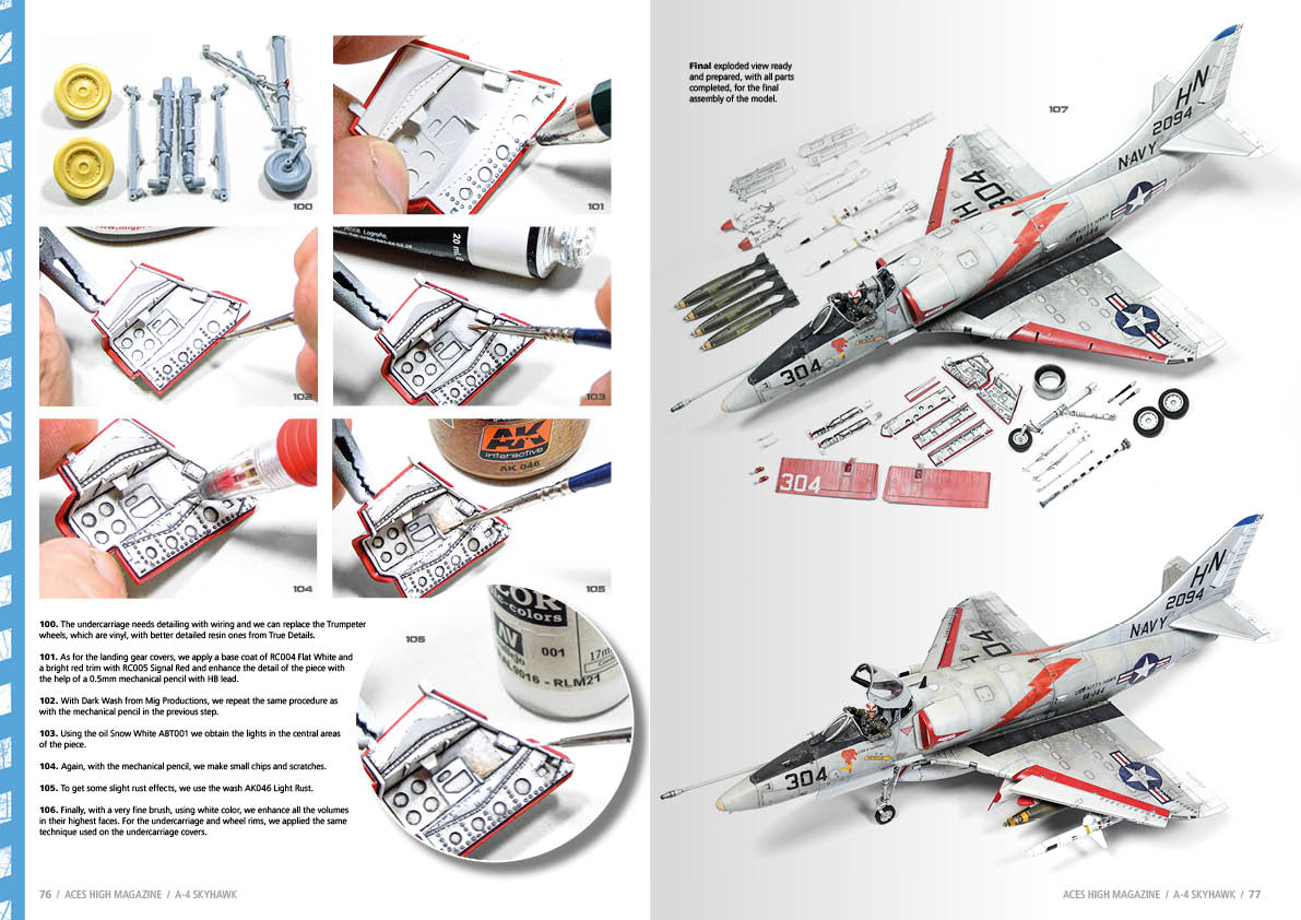 AK Interactive Aces High Serie Monografica: A-4 SKYHAWK - Spanish | 8435568326538