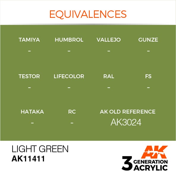 AK Interactive 3G Light Green | 8435568310773