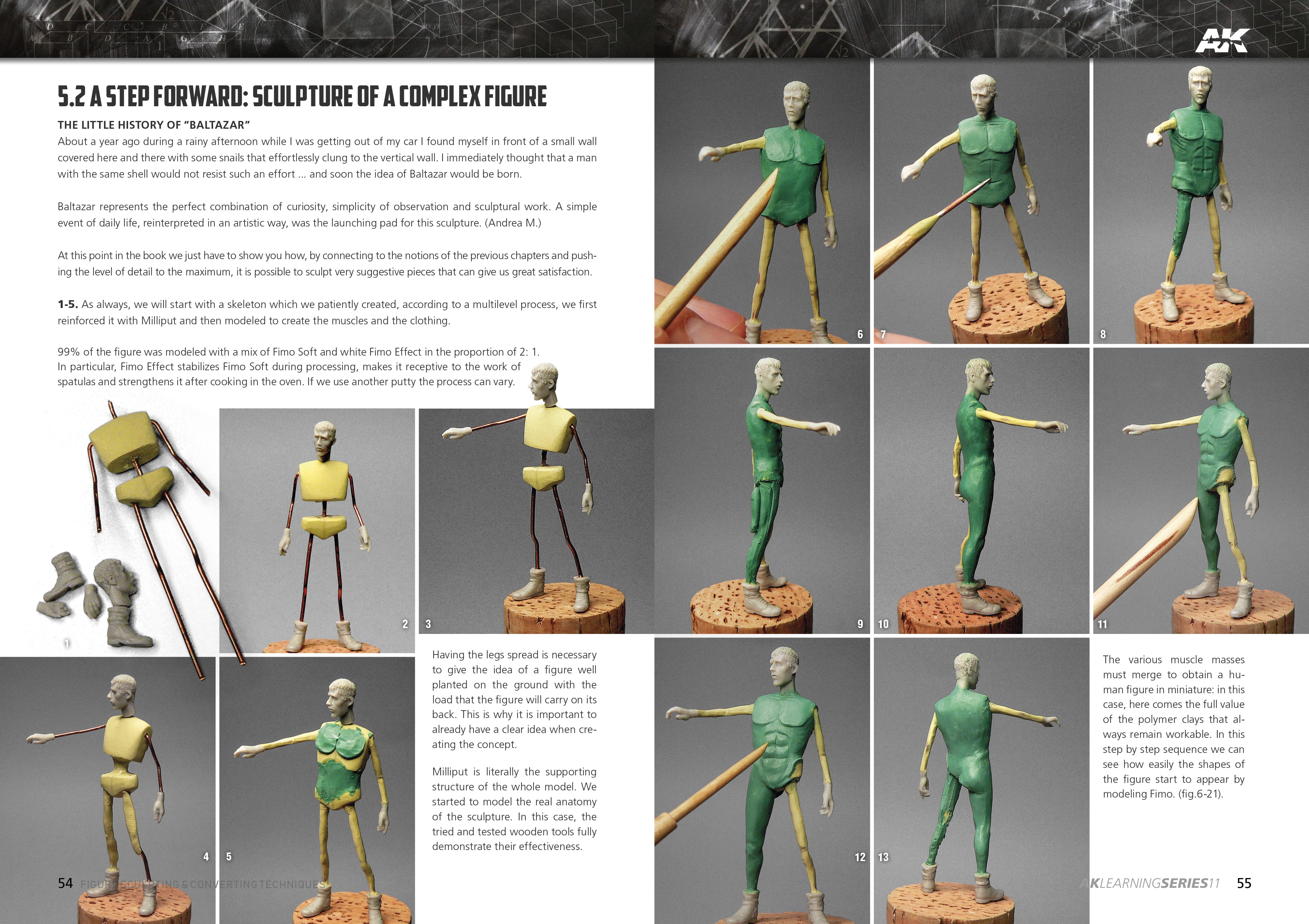 AK Interactive Learning Series #11 Figure Sculpting - English | 8435568308299