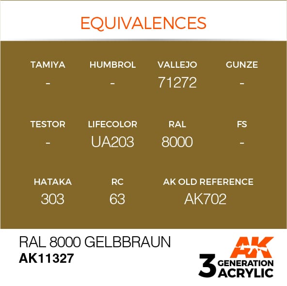 AK Interactive 3G RAL 8000 Gelbbraun | 8435568309906