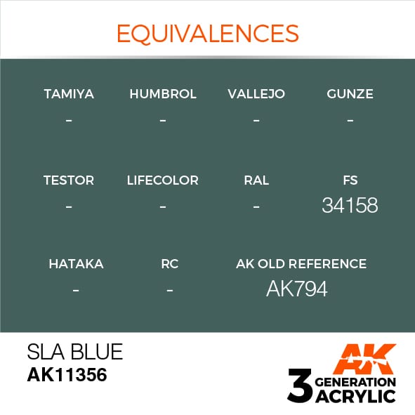 AK Interactive 3G SLA Blue | 8435568310193