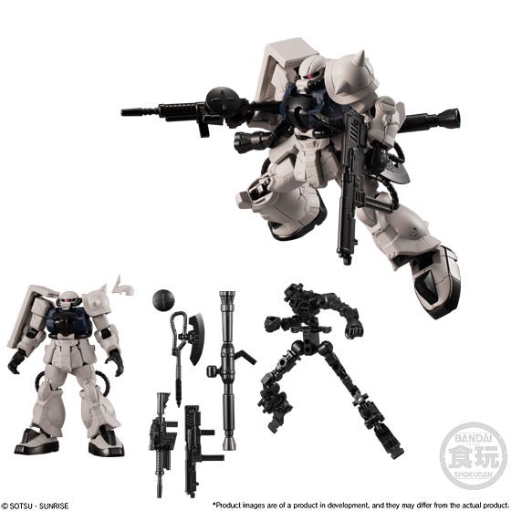 Bandai G Frame V13, 5 Mobile Suits Assortment Box 'Mobile Suit Gundam' (5/Box)