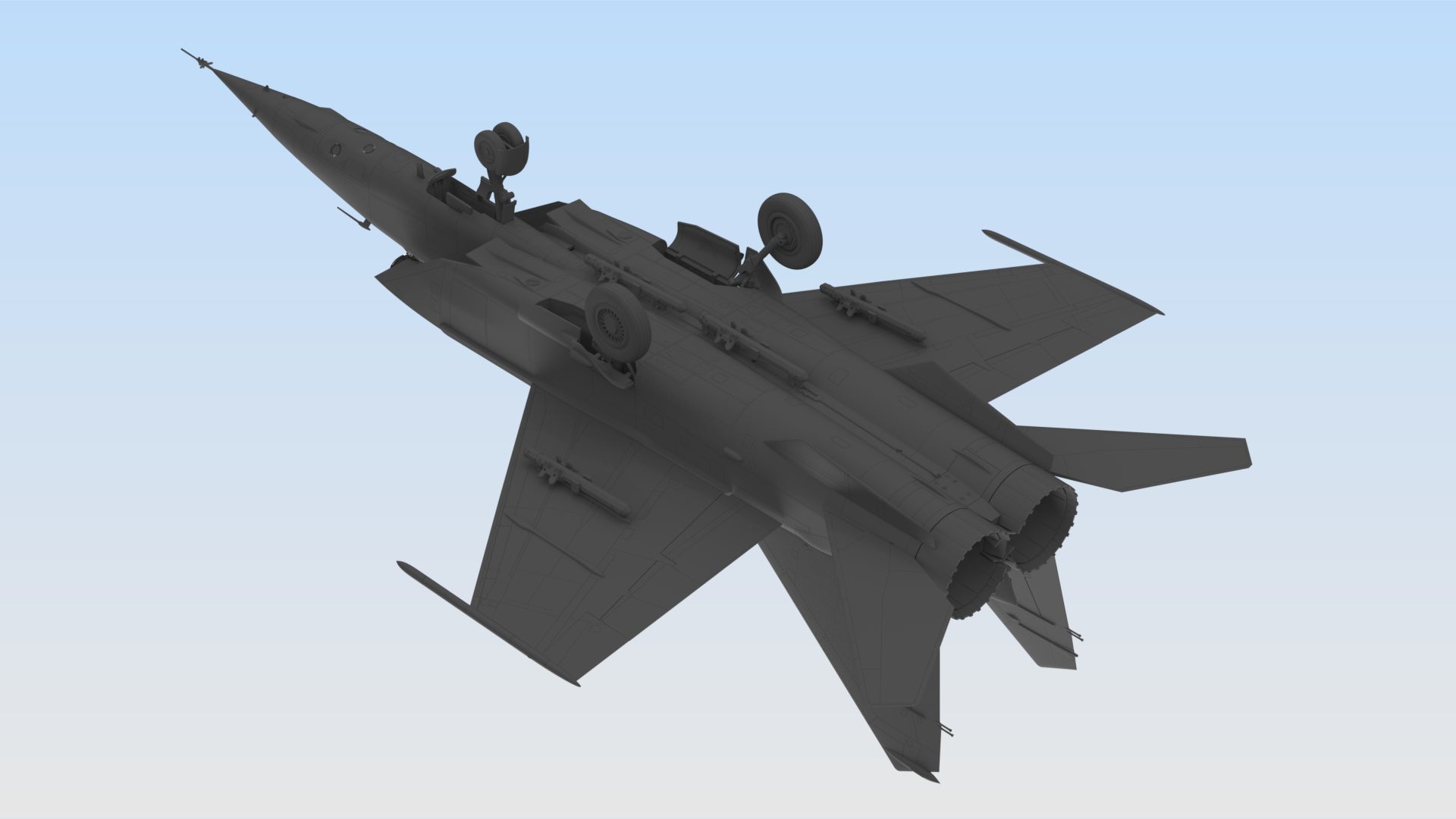 ICM 1/72 MiG-25 RB, Soviet Reconnaissance Plane | 4823044404803