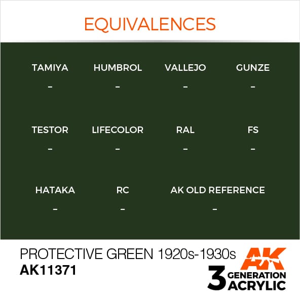 AK Interactive 3G Protective Green 1920s-1930s | 8435568310346
