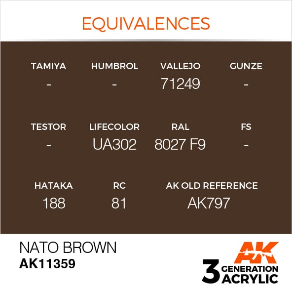 AK Interactive 3G NATO Brown | 8435568310223