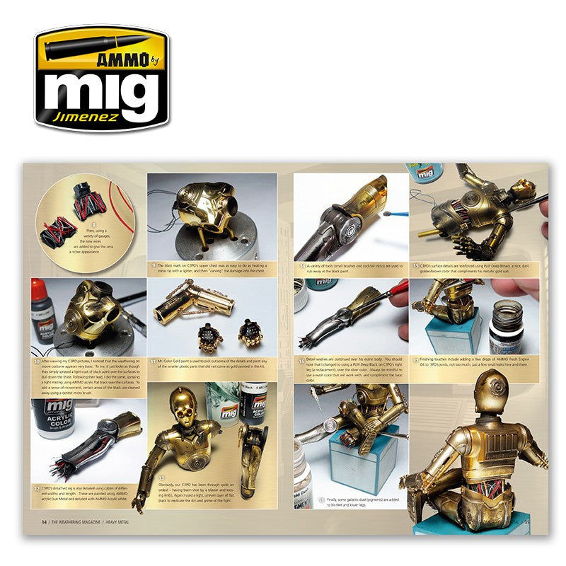 Ammo Mig The Weathering Magazine No 14: Heavy Metal (English) | 8432074045137