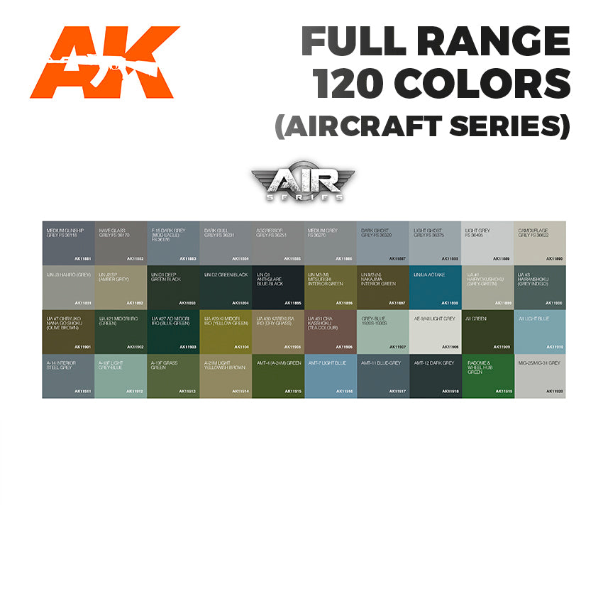 AK Interactive Special Edition Wooden Box 120 Bottle 3G Air Range | 8435568327993