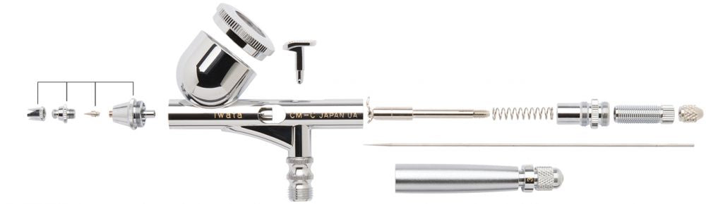 IWATA Custom Micron CM-C Gravity Feed Dual Action Airbrush | 734748051719