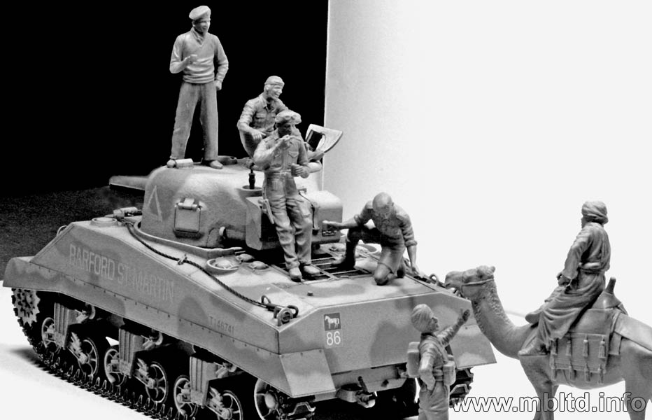 MASTER BOX 1/35 Commonwealth AFV Crew | 4820113080173