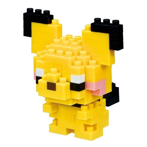 Pokemon - Pichu - Mini Collection Series, Nanoblock (NBPM_028), Pokémon x Nanoblock(Kawada)