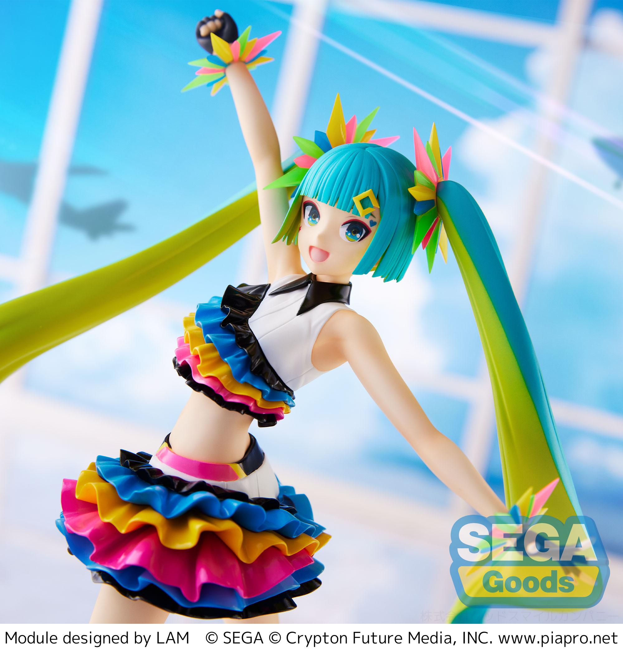 Good Smile Company Hatsune Miku Series Figurizm Project Diva Mega39's Hatsune Miku - Catch the Wave Figure