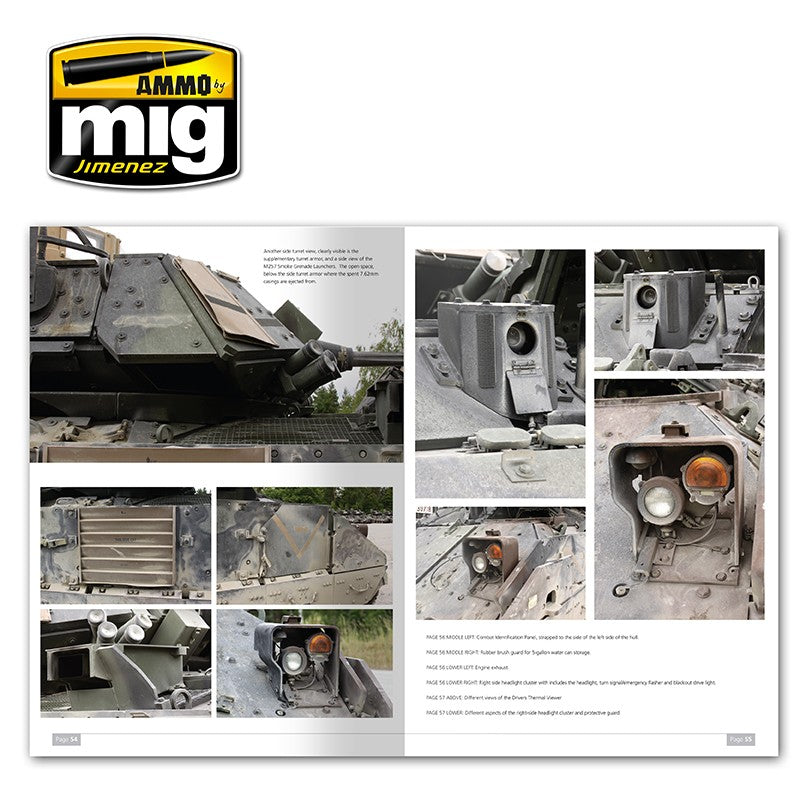Ammo Mig M2A3 Bradley Fighting Vehicle in Europe - In Detail Vol. 1 (English)