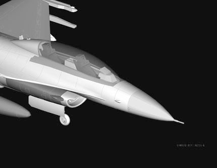 Hobby Boss 1/72 F-16D Fighting Falcon | 6939319202758