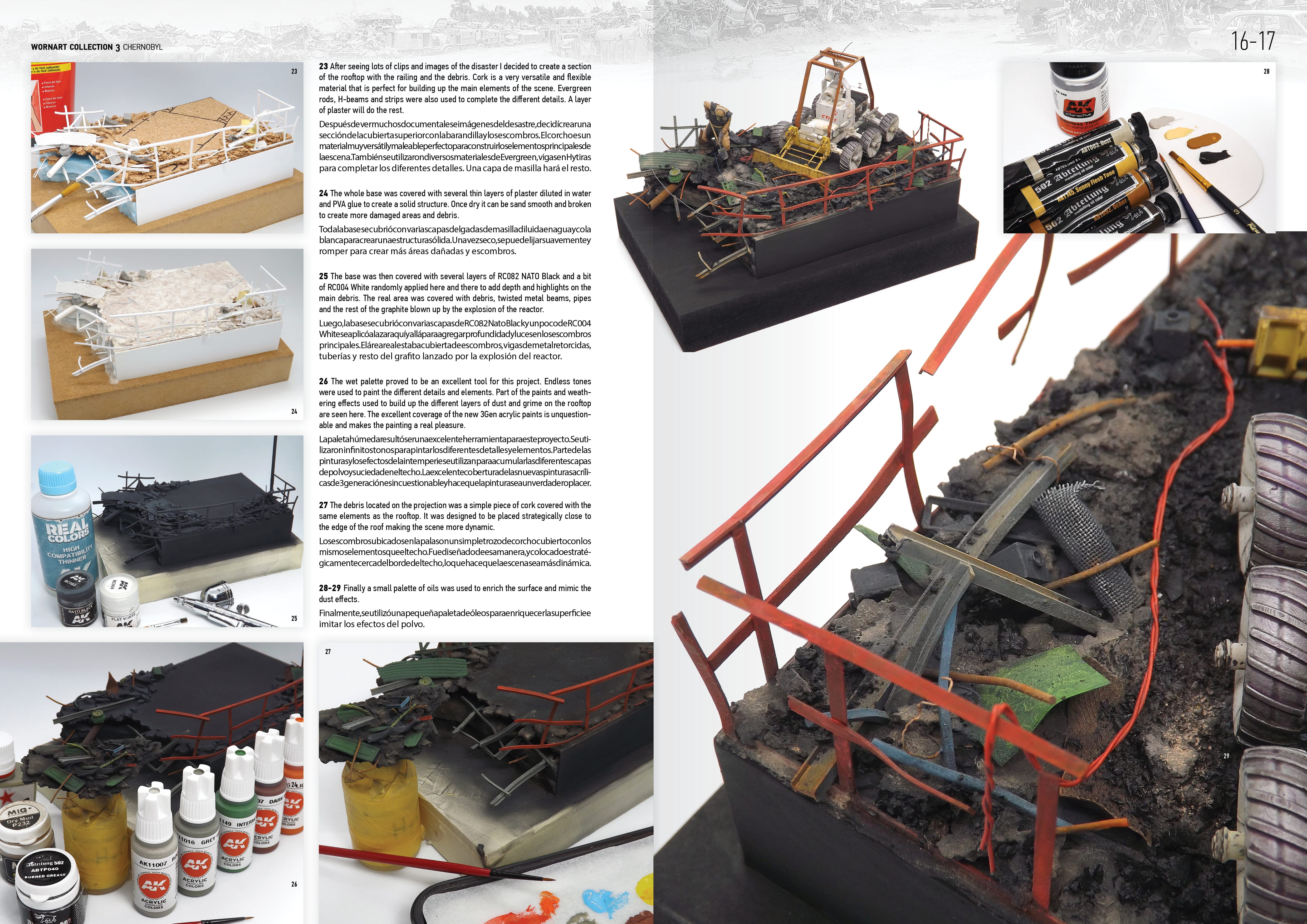 AK Interactive Worn Art Collection #03 Chernobyl - Bilingual | 8435568312821