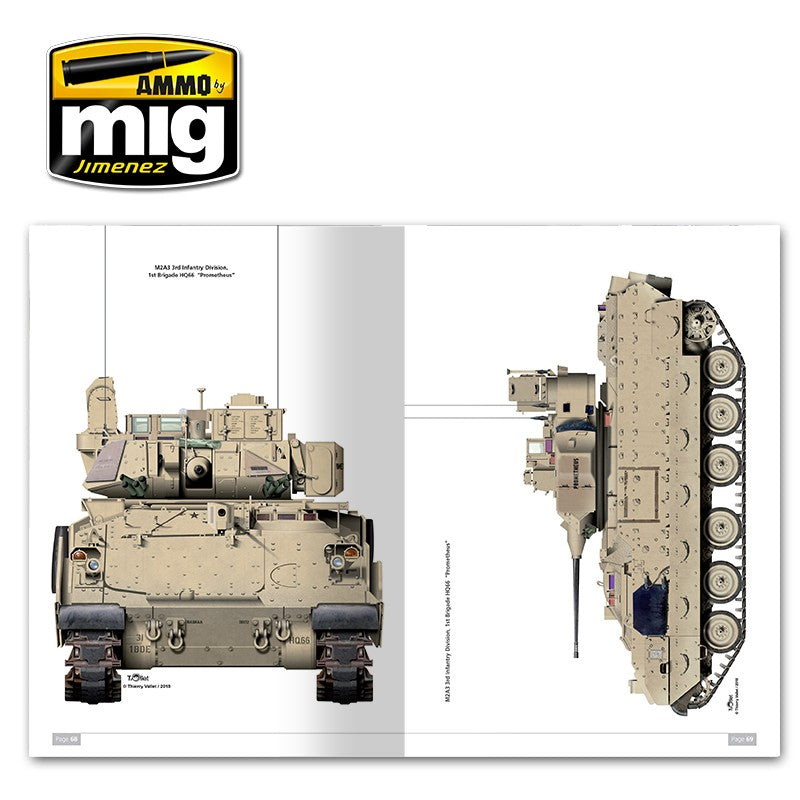 Ammo Mig M2A3 Bradley Fighting Vehicle in Europe - In Detail Vol. 2 (English)