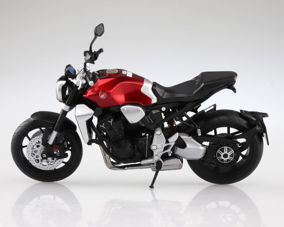 Aoshima 1/12 Honda CB1000R Chromosphere Red Diecast Motorcycle | 4905083108161