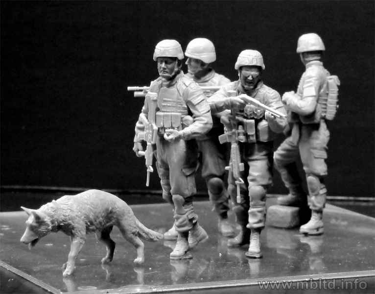MASTER BOX 1/35 Modern US infantrymen. Cordon and Search | 4820113081125