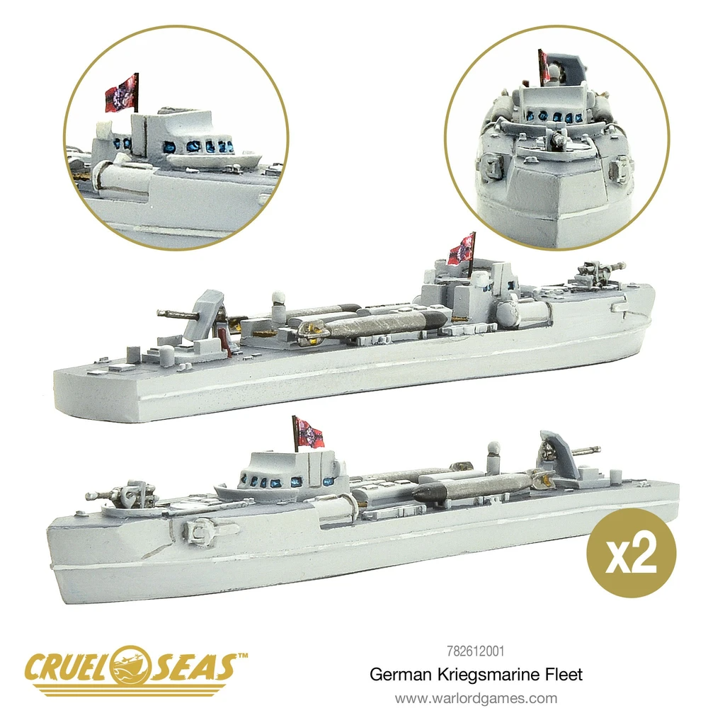 Cruel Seas German Kriegsmarine Fleet