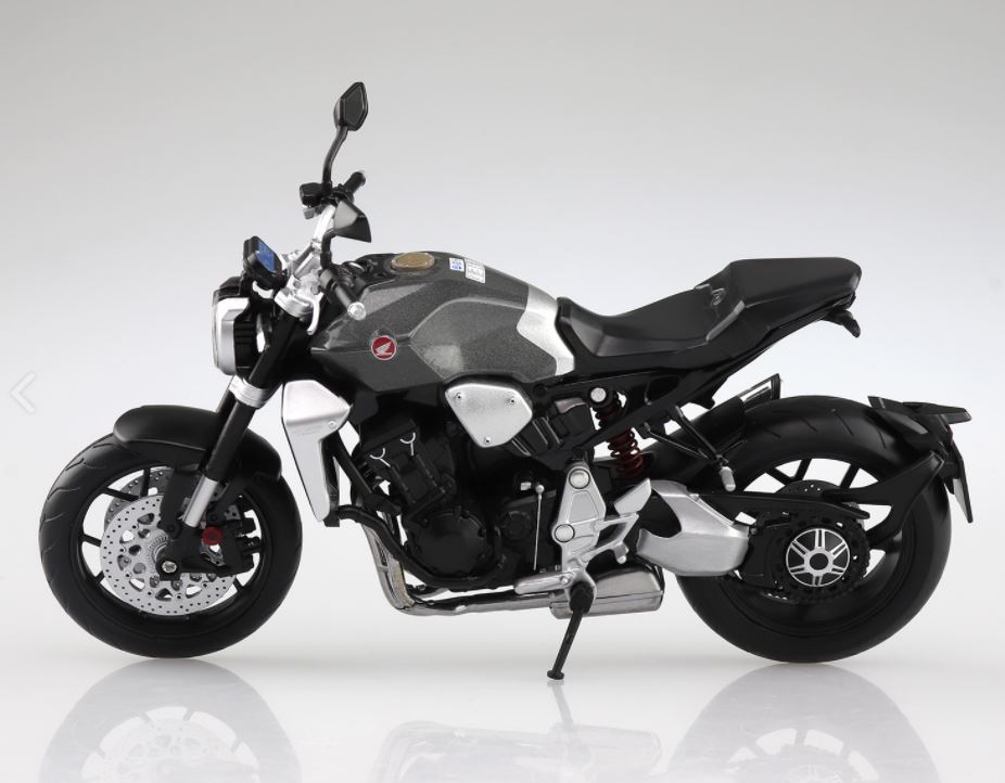 Aoshima 1/12 Honda CB1000R Sword Silver Diecast Motorcycle | 4905083108178
