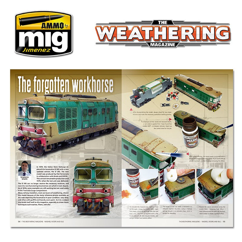 Ammo Mig The Weathering Magazine No 17: Washes, Filters & Oils (English) | 8432074045168
