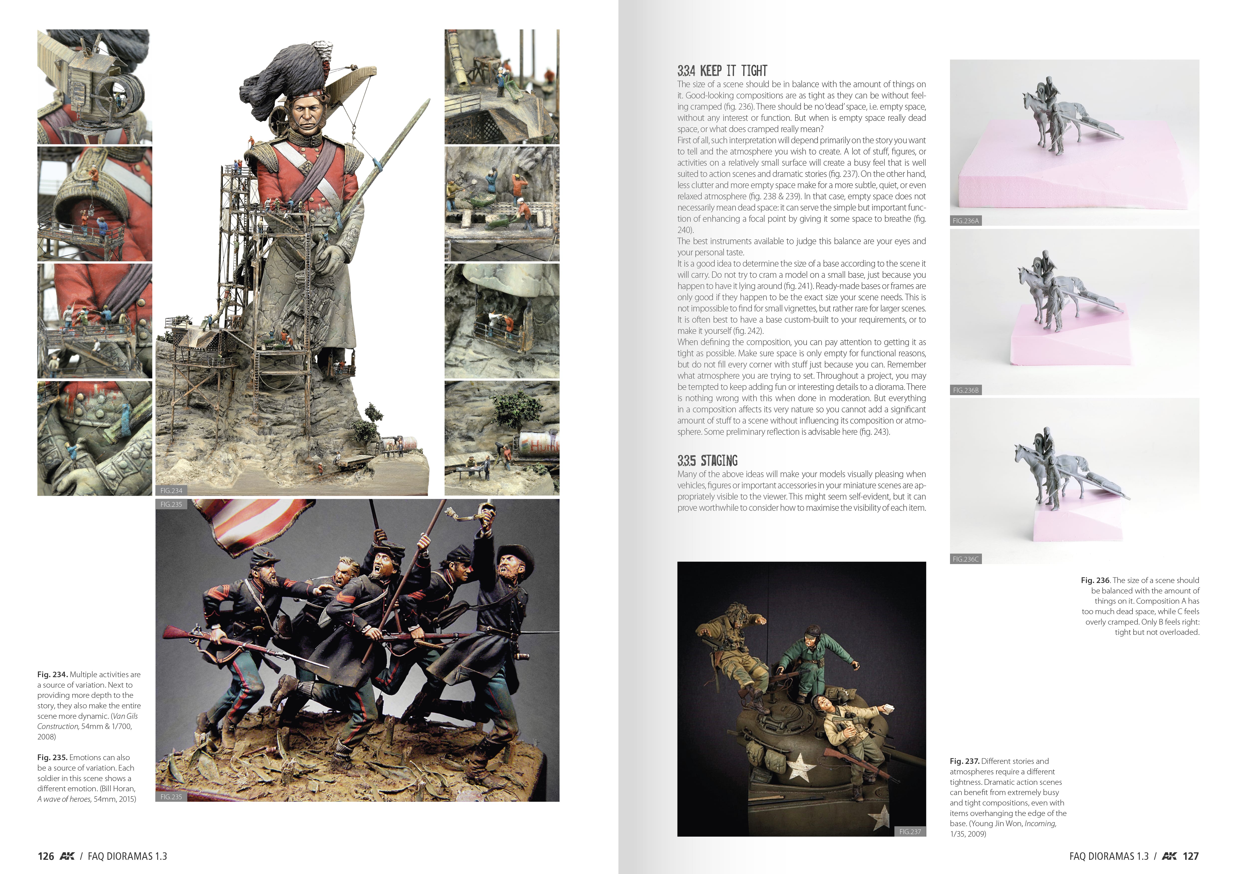 AK Interactive Dioramas FAQ 1.3 Extensión - Historia, Composición y Planificación - Spanish [Sale ends when item is out of stock] | 8435568307803