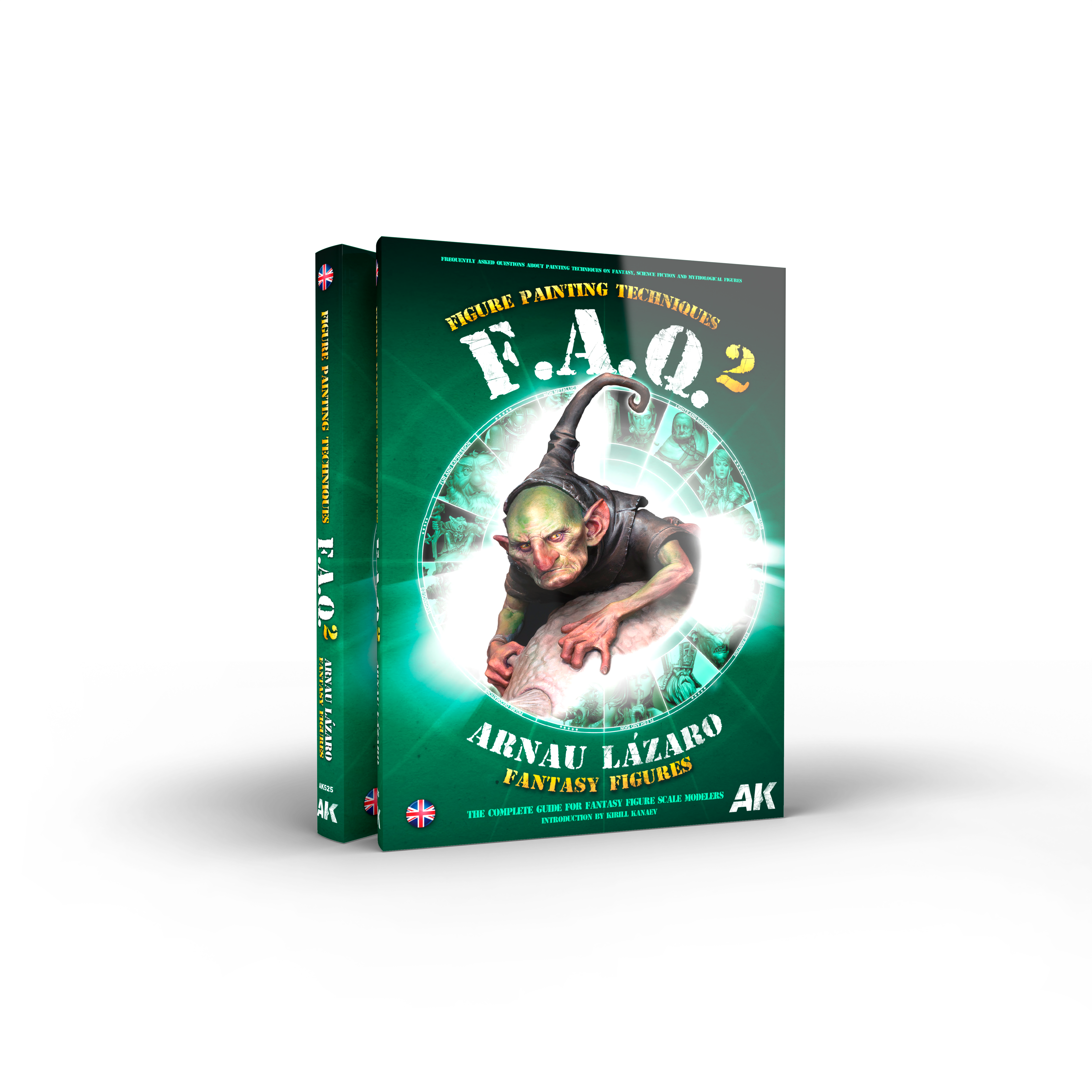 AK Interactive FAQ 2: Fantasy Figures Painting Techniques By Arnau Lázaro - English | 8435568334038