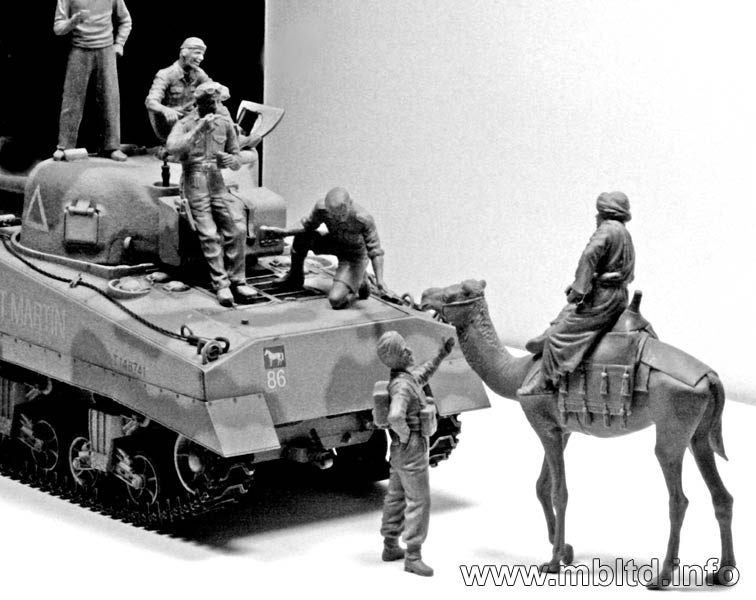 MASTER BOX 1/35 Commonwealth AFV Crew | 4820113080173