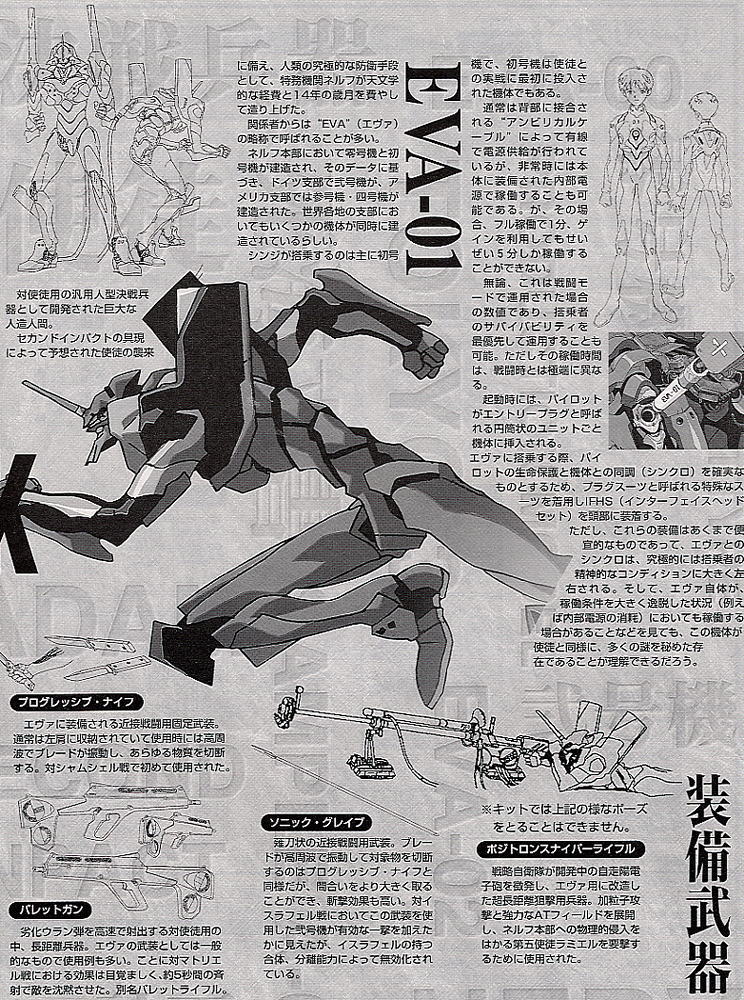 Bandai #001 EVA-01 Test Type 'Evangelion', Bandai HG Evangelion