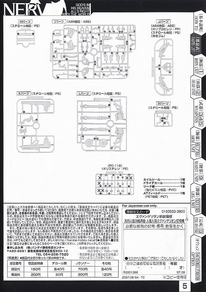 BANDAI Hobby HG Evangelion 01 (New Movie Ver.)