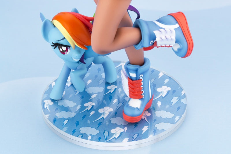 Kotobukiya 1/7 My Little Pony Rainbow Dash Bishoujo Statue, Painted and Assembled Figure Kit