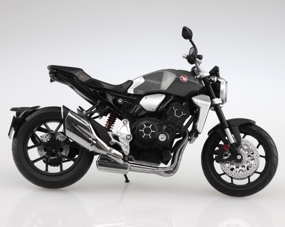 Aoshima 1/12 Honda CB1000R Sword Silver Diecast Motorcycle | 4905083108178