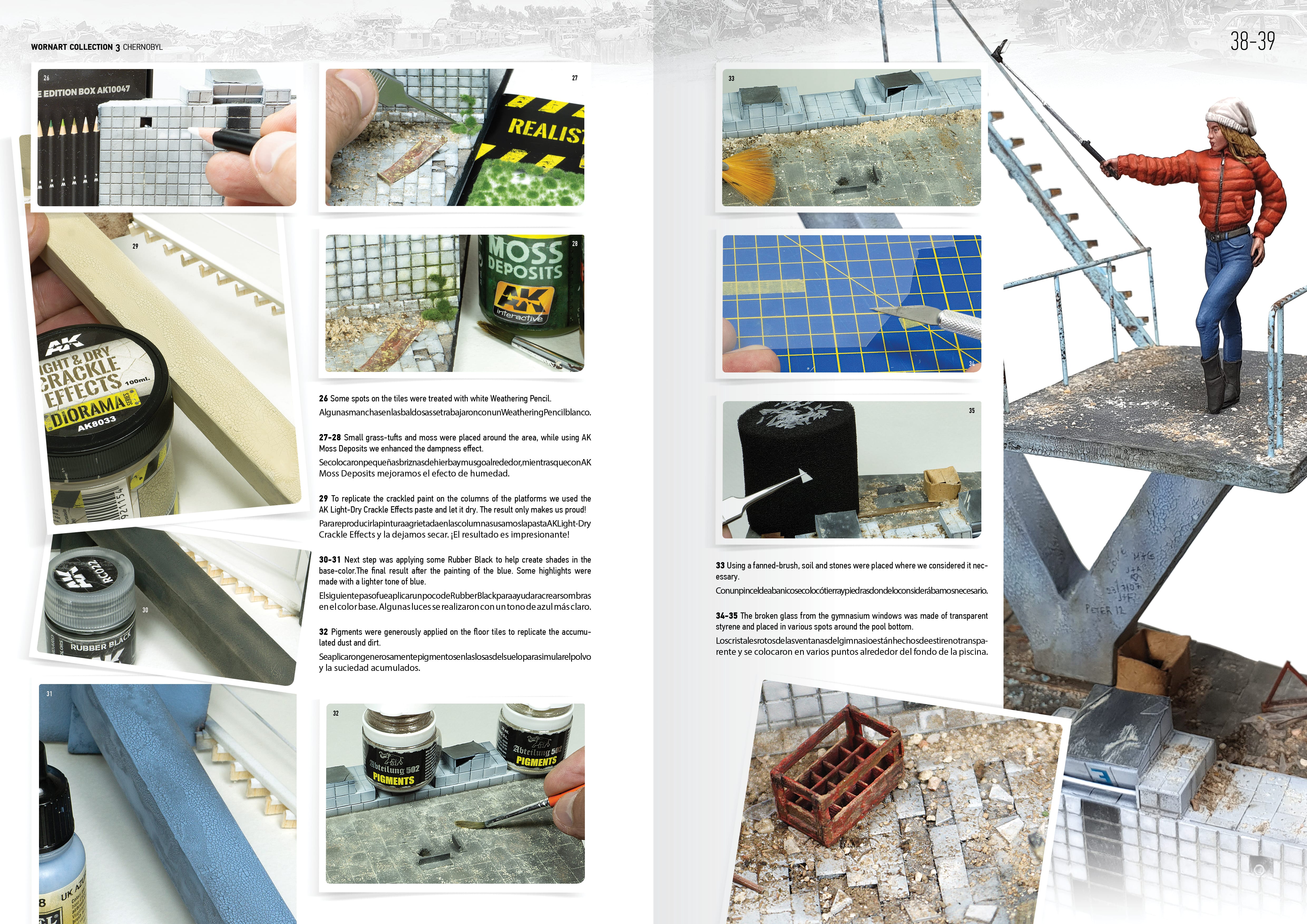 AK Interactive Worn Art Collection #03 Chernobyl - Bilingual | 8435568312821