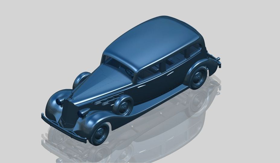 ICM 1/35 Packard Twelve (Model 1936), WWII Soviet Leader's Car with Passengers (5 figures) | 4823044402762