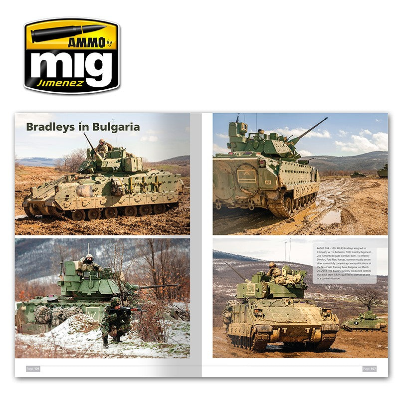 Ammo Mig M2A3 Bradley Fighting Vehicle in Europe - In Detail Vol. 1 (English)