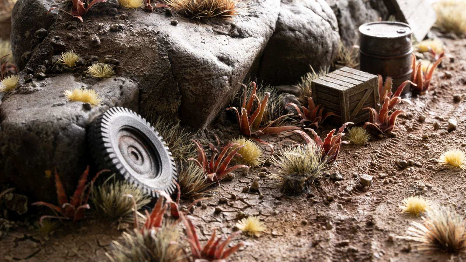 Gamers Grass Static Tuft Laser Plants - Red Aloe | 738956790163
