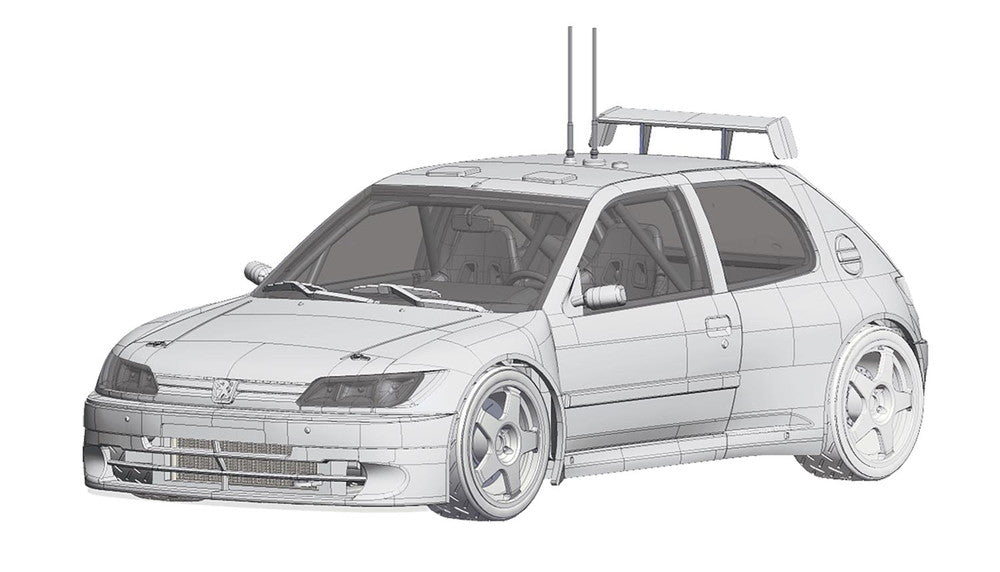 Platz NuNu 1/24 PEUGEOT 306 MAXI 1996 Monte Carlo Rally, Vehicle | 4545782063776