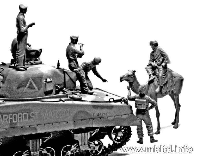 MASTER BOX 1/35 Commonwealth AFV Crew | 4820113080173